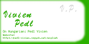 vivien pedl business card